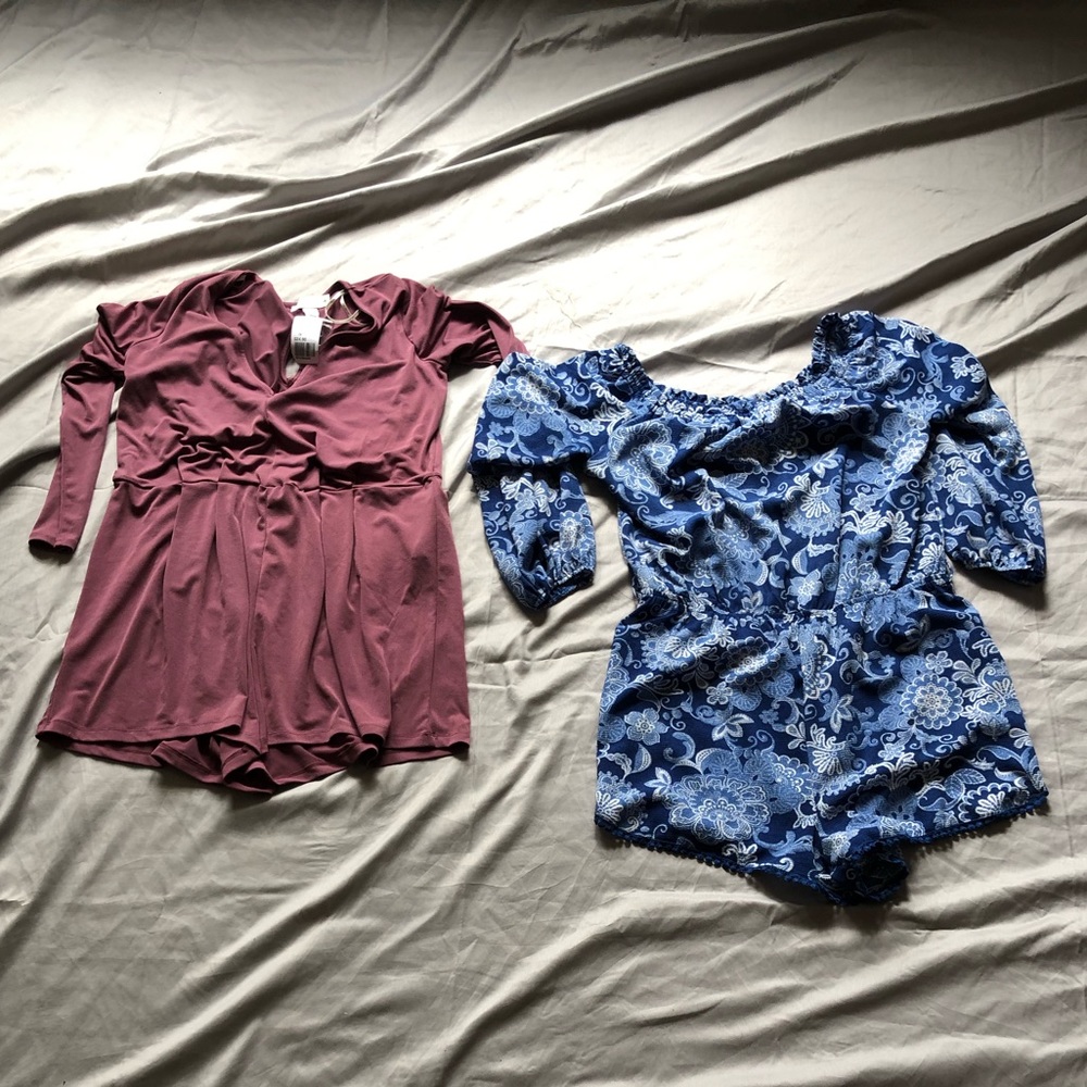 Long sleeve rompers